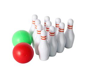 Da bowling per bambini, con 10 bottiglie e 2 palle da bowling Ornamento Modello educativo per lo sviluppo precoce Decorazioni per la casa del bambino Novità Puntelli per foto per bambini