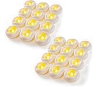 Da by 24 Pezzi Candele LED Fluttuanti, Attivazione Acqua, Pile CR2032 Incluse, Impermeabili per Decorazione Casa, Matrimonio e Feste (Amazon Italia)