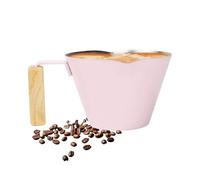 da caffè - 100 ml doppio beccuccio dosatore per latte con , in acciaio con manico, di precisione per tè, caffè, cioccolata calda, cauccino, espresso BRE