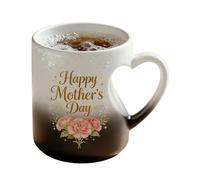 da caffè - 325 ml per bevande calde e fredde | in ceramica a forma di cuore bicchieri per cioccolato, tè, succo di latte, riunione a casa, hotel, appartamento, feste, eventi,
