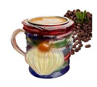 da caffè a forma di libro, dipinta in 3D, per libri, da caffè, bottiglia d'acqua in resina colorata, decorazione per la casa, per amanti della letteratura, lettori, scrittori, bibliotecari