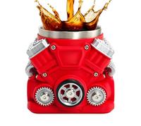 da caffè a motore - da caffè con stampa 3D a tema meccanico retrò, per amanti delle automobili | originale per uomini adulti ufficio casa caffè tè latte cucina garage officina