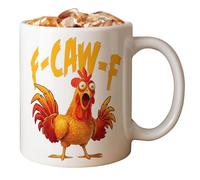 da caffè a tema pollo, 355 ml, da caffè in ceramica gallo | di cioccolato caldo | per tè latte succo acqua bevande calde e fredde famiglia amici amanti del pollo casa ufficio