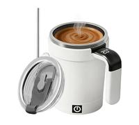 da caffè auto-miscelante, 380 ml con display della temperatura, per mescolare automaticamente cioccolata calda, per ufficio, casa, amanti della tecnologia, studio, viaggi, biblioteca, dormitorio