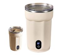 da caffè automatica auto-mescolante, 300 ml, ricaricabile, in acciaio, ad alta velocità, per caffè, tè, cioccolata calda, succhi di latte, proteine, succhi di frutta, portatile, casa
