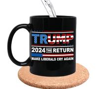 da caffè briscola, Trumpf è la mia presidente, 2024 da tè in ceramica, da viaggio portatile per uomini e donne