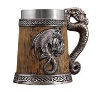 da caffè, con incisione ispirata, idea regalo medievale, per feste di famiglia, hotel, campeggio, feste, birra, latte e acqua