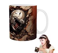 da caffè da calcio, divertente da tè, US Drinking Vessel, grande vaso in