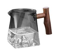 da caffè da versare, in da 330 ml, manico resistente al calore, contenitore trasparente | pentola compatta per la preparazione a casa, in viaggio e in campeggio