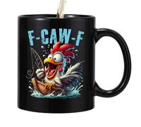 Da Caffè Divertente | 355 Millilitri In Ceramica Divertente Con Gallo - Contenitore Per Il Tè Con Gallo - Per Tè, Caffè, Latte, Cioccolata Calda, Compleanno, Donne, Uomini e Colleghi