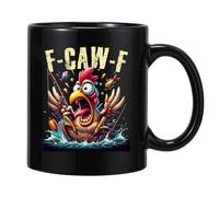 Da Caffè Divertente - 355 Ml Coppa In Ceramica Gallina Divertente,Originale Gallo Per Bevande Calde | Per I Colleghi Le Donne Il Tè Il Lavoro Caffè Latte La Cioccolata Calda La Bevanda Comple