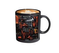 da caffè divertente adatta al microonde - da caffè in ceramica per bevande calde e fredde, cioccolato, latte, acqua, succo, casa, campeggio, dormitorio, hotel, padre, marito