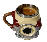 da Caffè in Acciaio Inossidabile,Bicchiere Isolato 3D a Doppia Parete - Tazze da Bere Originali | Ideale per Campeggio, Picnic, Ufficio, Casa, Cucina, Succo, Bevande, Regalo per Amici, Colleghi