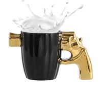 Da Caffè In Ceramica - Da Latte In Porcellana Creativa 3D Da 17 * 10,5 Cm, Ceramica Bianca Elegante Con Manico, Tazze Durevoli Per Cappuccino Espresso | Regalo Per Donne Uomini Bambini Adu