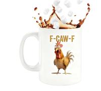 Da Caffè In Ceramica | Design Per Tutte Le Stagioni 350 Ml - Da Caffè In Ceramica Con Tema Del Gallo | per Acqua Birra Cioccolato Tè Casa Campeggio Dormitorio Hotel Appartamento