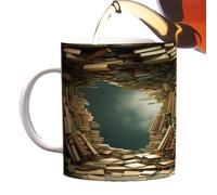 da caffè in ceramica - resistente alle alte temperature da 390 g, da caffè dal design creativo, in ceramica per risparmiare | tazze da caffè fantasia per la