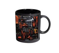 Da Caffè In Ceramica Resistente, Lavabile In Lavastoviglie Nel Microonde, Design Originale Della Cassetta Degli Attrezzi, Contenitore Per Bevande Calde E Fredde, Tè, Latte, Acqua, Succhi, Da Usa