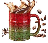 Da Caffè In Ceramica | Retrò gradiente antiscivolo 700 millilitri | Da Tè Adatta Al Microonde E Alla Lavastoviglie,Per la casa, l'ufficio, l'aula, la festa del tè pomeridiano e le riunioni familiari