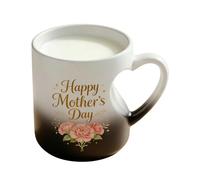 da caffè in ceramica | termocromatica con manico per bevande calde e fredde | Mug in ceramica a cuore per acqua,Per tè, latte, acqua, succo, Festa della Mamma, riunioni domestiche, eventi, appartament