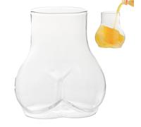 da caffè in con scritta in inglese "Butt Glass" | Bicchieri da succo per whisky, cocktail, birra, caffè, tè, succhi di frutta, acqua, bevande