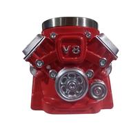 da caffè in resina con motore V8, da caffè con motore retrò, non si deforma e non sbiadisce facilmente, regalo per mariti, genitori, meccanici e appassionati di auto, capacità 300 ml