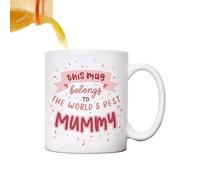 da caffè Island Worlds Best da 350 ml Mum Coffee Mueg | da tè | in ceramica per mamma, donna, unica per mamma, figlia, per compleanno, festa della mamma