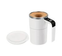 da caffè - magnetica auto-mescolante con display della temperatura | Agitazione automatica per caffè, latte e bevande | Capacità 380 ml con coperchio, ideale per casa, ufficio e