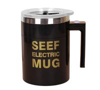 da caffè per mescolare, in acciaio, elettrica, automatica, in acciaio, isolata, da viaggio, riutilizzabile, a prova di perdite, per una miscelazione senza sforzo