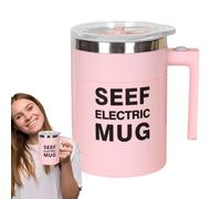 da caffè per mescolare, in acciaio, elettrica, automatica, in acciaio, isolata, da viaggio, riutilizzabile, a prova di perdite, per una miscelazione senza sforzo