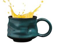 da caffè vintage, Funky Vintage Coffee Mugs, Funky Ceramic Mug, Irregular Design Farmhouse Coffee Mugs, Coffee Cup for Relatives and Friends, Perfect for Office and Cafes