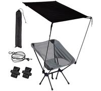 da campeggio - baldacchino pieghevole, ombrello portatile, resistente dal sole, sedile da salotto all'aperto con ombra per viaggi, , patio, cortile, portelloni, escursioni, parco
