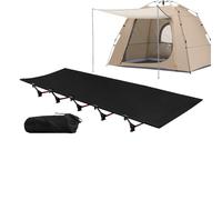da campeggio - Cot portatile pieghevole da 75,59 pollici per comfort esterno con robusto, lettiera di facile configurazione per escursioni di viaggio Backpacking Home Ospite Uso e ufficio