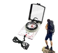da Campeggio Impermeabile, Portatile e Luminosa | Bussola Specchio da Caccia per Navigazione e Orientamento Per Escursionismo, Campeggio, Backpacking, Caccia e Sopravvivenza