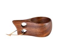 da campeggio in legno, realizzata a mano, leggera, da viaggio, per bevande, 350 ml, portatile, rustica, per caffè, tè, latte, escursionismo, picnic, avventura, uso domestico