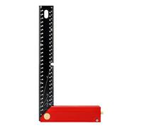 da Carpentiere - Metrico E Imperiale A Forma Di L Righello Da 30 Cm | Multifunzionale | per Disegno Misurazione Falegnameria Costruzione Cartongesso Lavorazione Metalli Fai da Te