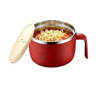 Da Cereali - Contenitore Grande 1200 ml con Coperchio e Manico - Per Insalata Con Rivestimento In Acciaio Inossidabile | Per Zuppa Noodle Cereali Fiocchi D'Avena Cucina Dormitorio Ufficio Viaggio