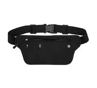 da corsa Marsupi sportivi in neoprene Cintura elastica regolabile a mani libere per corsa Jogging Allenamento in palestra Uomo Donna Tasti del telefono cellulare MP3 (Nera)