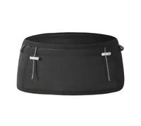 da Corsa Sportivo Cintura Sport con Forma Ergonomica Stabile Portacellulare E Portachiavi Tasca Centrale Tessuto Traspirante in Poliestere Adatto per Corsa Palestra Viaggio, Array, Nero, M