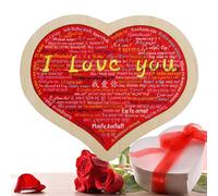 da costruzione a forma di cuore, puzzle a forma di cuore - Ti amo costruire | puzzle per regali fai-da-te per la famiglia, set di mini mattoncini 3D per decorazioni per la casa per il regalo di San