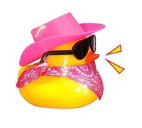 da Cowboy - Occhiali da Sole paperella di Gomma, per Auto per cruscotto, Galleggiante Giocattolo da Bagno, per Auto, riempitivi per Borse Goody, Ornamenti