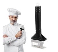 da Cucina per Carne, Acciaio - Carne, ago per marinare Lo Strumento di Preparazione con 11 Aghi - Utensile da Cucina per affilare Bistecca, Carne di Manzo Maiale, Pollo BBQ