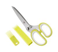 da cucina utensile da cucina in acciaio inossidabile a 5 | per tritare verdure per basilico, cipollina, prezzemolo, menta, insalata, lattuga, zuppa e preparazione cibo
