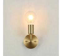 da da Parete in Ottone, Stile Fattoria, Moderna da da Parete per Loft, Applique da Parete Edison in Rame, de da testiera per Soggiorno, Camera da Letto, Comodino, attao E27