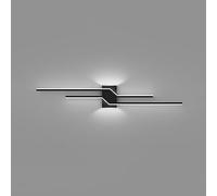 da da Parete Moderna a LED lineare su e Giù, Applique da Parete in Metallo da 39 Pollici, Paralume in Acrilico per Soggiorno, Applique trapezoidali Creative per Interni, per Camera da Letto (BIA