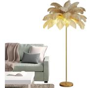 da da Terra con Piume di Struzzo, de da Terra con Piume per Soggiorno, da da Terra a LED Moderna e Romantica con Piume di Struzzo da Principessa per Camera da Letto, da da Terra n