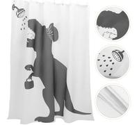 da doccia con sagoma di dinosauro Pratica divisoria per il bagno