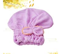 da doccia in pile di corallo per asciugatura a rota bowknot (viola)