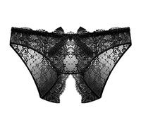 da Donna Aperto a Vita Bassa Mutande Slip in Pizzo Mutandine Sexy con Cavallo Schiuma