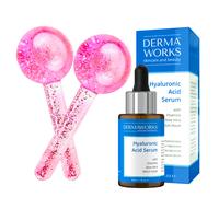 Da Donna Cura Della Pelle Set Regalo Acido Ialuronico Siero + Ice Globi