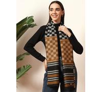 Da Donna Inverno Cashmere Sciarpa Classico a Scacchi Design Morbido Cozy Scialle